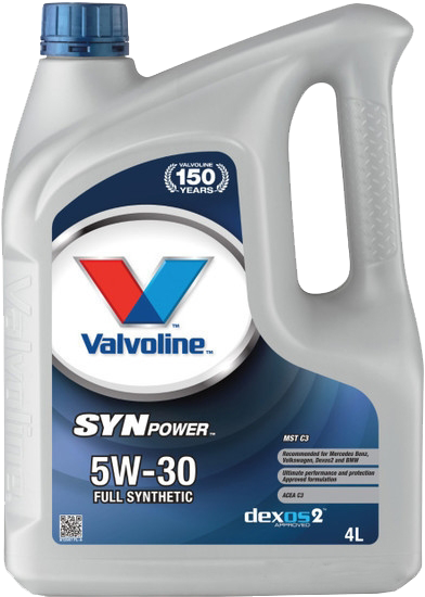 Моторное масло Valvoline SynPower 5w30, 4л, 